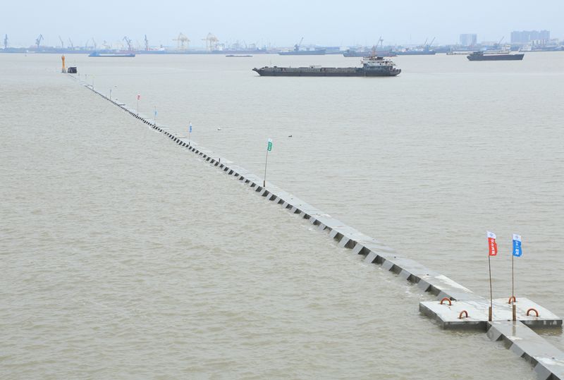 公司承建的长江南京以下12.5米深水航道一期工程交工验收